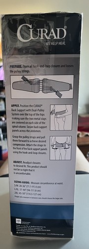 2 XL Back Support with Dual-Pulley System by Curad - Bild 7 von 9