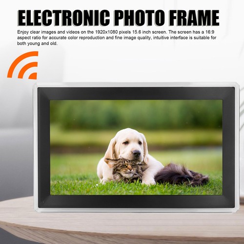 15.6in Digital Picture Frame 1920x1080 FHD Touch Screen Smart WiFi - Bild 19 von 32