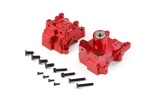 CNC-Aluminium Getriebegehäuse Vorder & Hintergetriebe für 1/5 RC LOSI Rovan LT - Bild 6 von 30