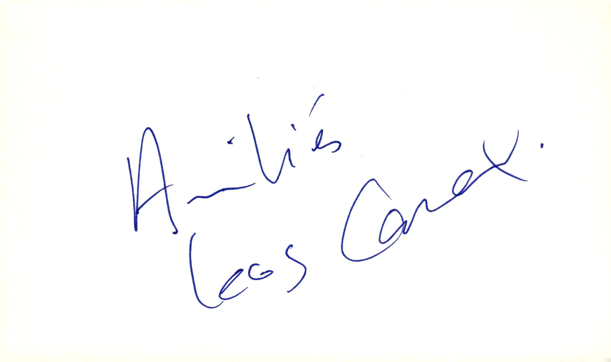 Leos Carax Signed Auto 3x5 Index Card Holy Motors | eBay