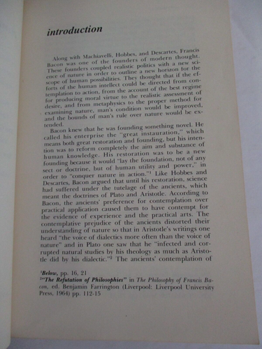 The Great Instauration And New Atlantis by Francis Bacon 1980 - Picture 5 of 6
