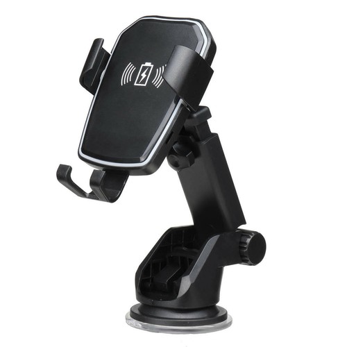 Soporte de automóvil inalámbrico de carga rápida con bloqueo automático por gravedad Qi de 10 W para teléfono móvil - Imagen 10 de 12