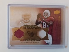 2008 UD Premier Rare Materials Gold 14/25 Anquan Boldin #PP2-AB Dual Patch