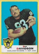 1969 Topps Ben Davidson Raiders #128