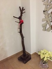 APPENDIABITI DESIGN In Legno. Attaccapanni in legno a Forma D'albero