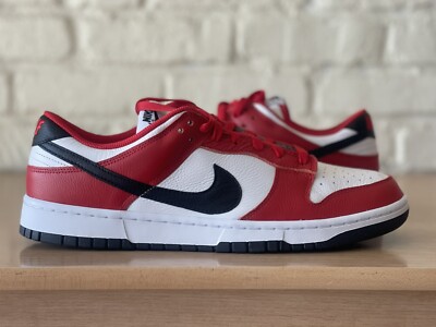 Nike Dunk Low ID By You Retro Red Burgundy Wine Black White Men 10.5 FN0569-900 s-l400.jpg main image 2