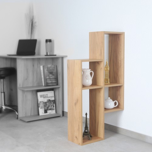RICOO Wand-Regal 100 x 53 x 20 cm Wandboard Hängeregal Schweberegal Bücherregal - Bild 17 von 56