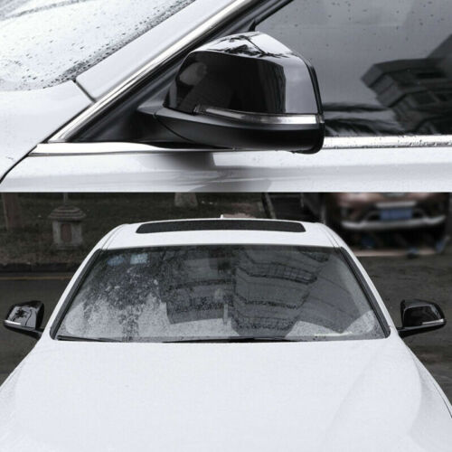 2x Schwarz Glänzend Spiegelkappen Außenspiegel Für BMW F20 F21 F22 F30 F32 F36 - Bild 3 von 12