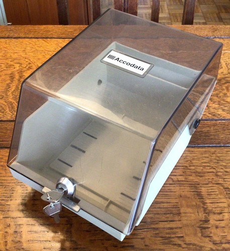 Accodata Floppy Diskette File Storage Container Box Holds 5.25 Disc’s Lockable - Photo 18/24