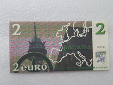 Fantasy banknotes Italy - Padania 2 EURO