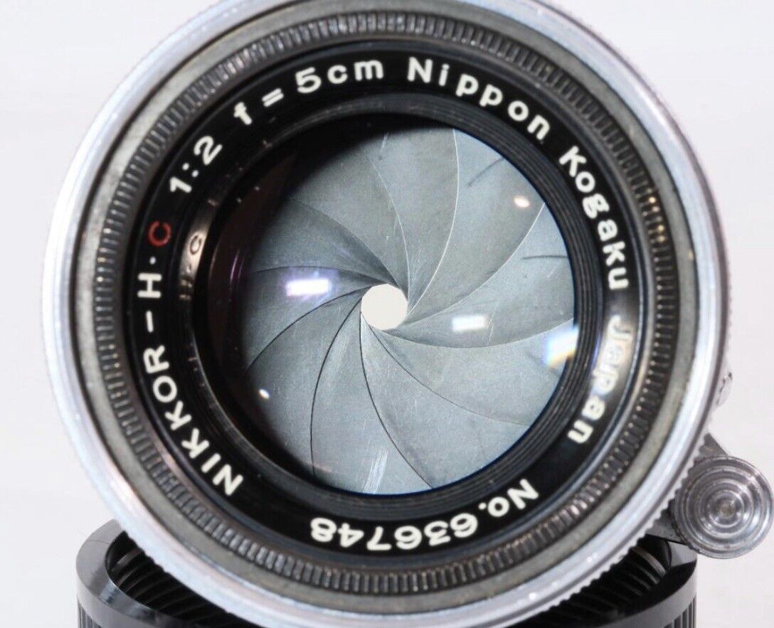 Near MINT] Nikon Nikkor H C 5cm f2 Lens For L39 LTM Leica