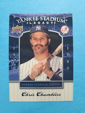 CHRIS CHAMBLISS 2008 UPPER DECK YANKEE STADIUM LEGACY BASEBALL CARD # 49 F5351
