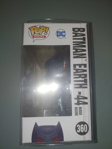 Funko Pop! Heroes Batman Earth-44 Murder Machine 360 Hot Topic Chase w/protector - Picture 2 of 8