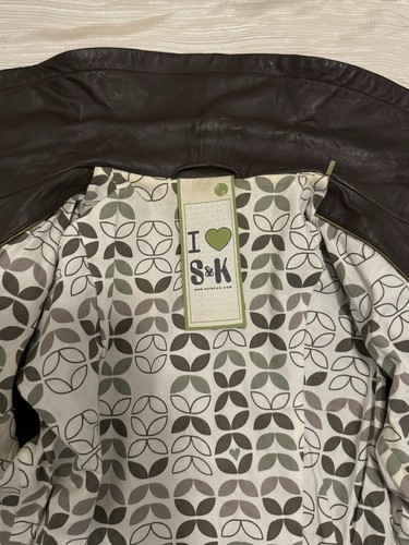 Soia & Kyo Women’s Brown Genuine Leather Jacket  Small - Picture 10 of 15