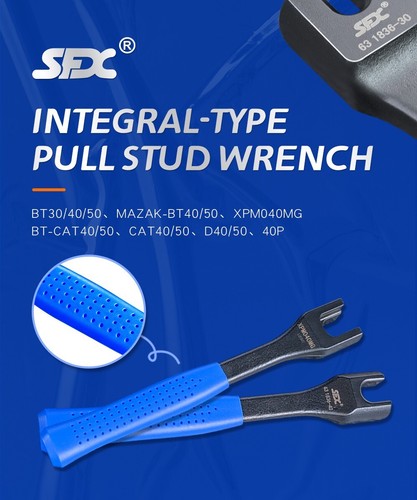 SFX Retention Knob Spanner Wrenches BT-CAT50 Pull Stud Spanner Wrench Anti-Slip - Picture 3 of 9
