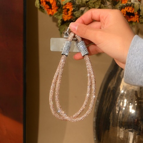 Full Diamond Rhinestone Phone Lanyard Girls New Year Gift - 第 5/21 張圖片