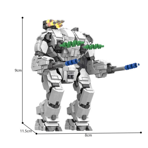 Game Mech Robot Building Blocks Set for Warhammer MOC Bricks Toy Collection Gift - Picture 4 of 5