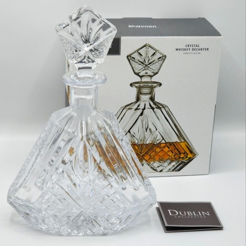 Godinger Triangular Liquor Decanter Dublin Collection 610ml