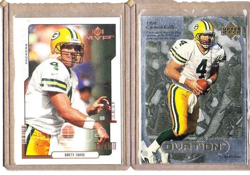 Upper Deck Brett Favre Football Sports Trading Cards