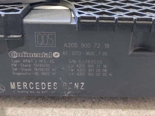 Control Unit Mercedes 253 Latching System Hatchback Boot Lid A0997602601 - Picture 4 of 11