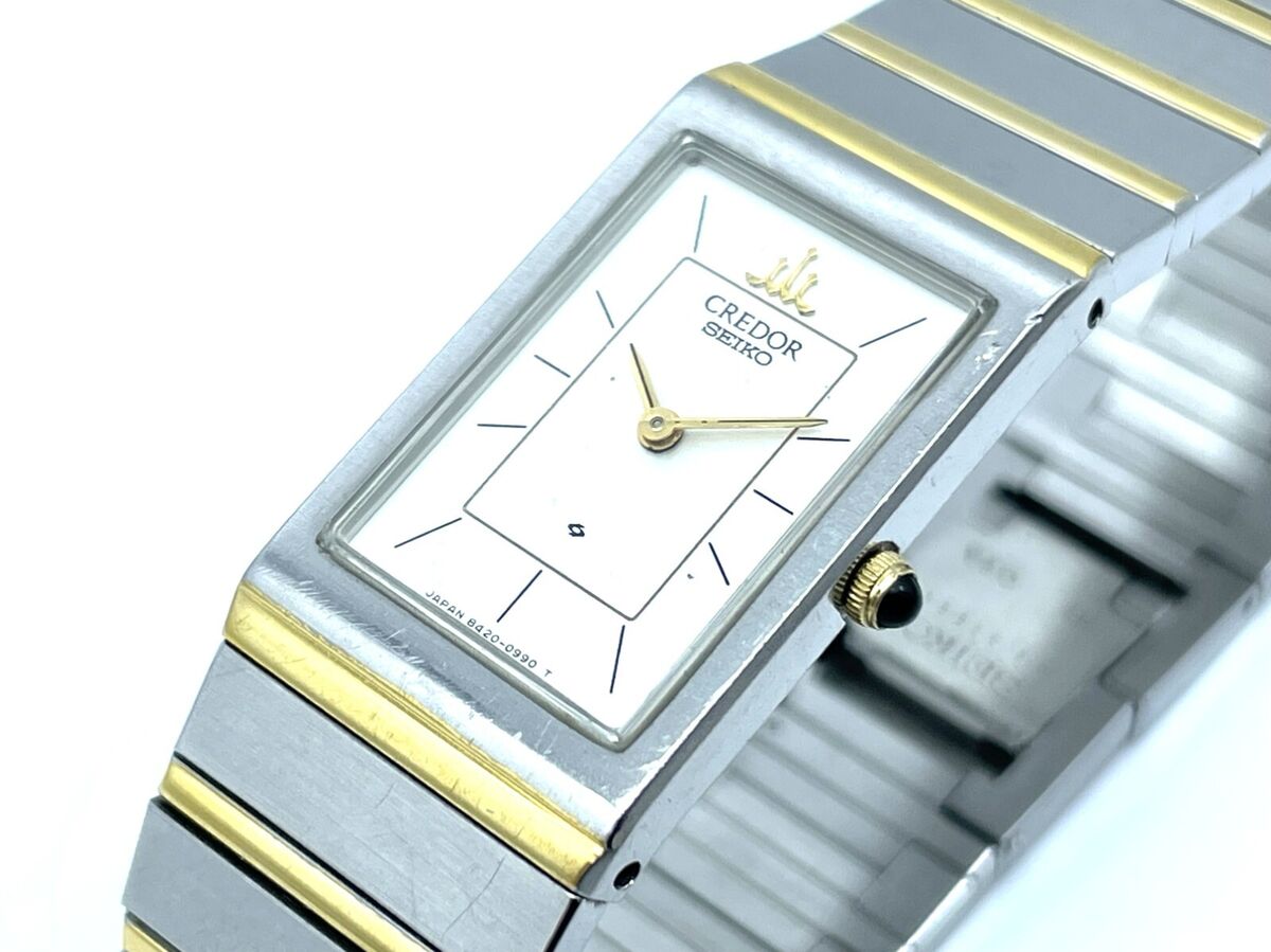 Vintage SEIKO Credor Quartz Ladies 22kSGP Two tone Watch Vintage SEIKO Credor Quartz Ladies 22kSGP Two tone Watch