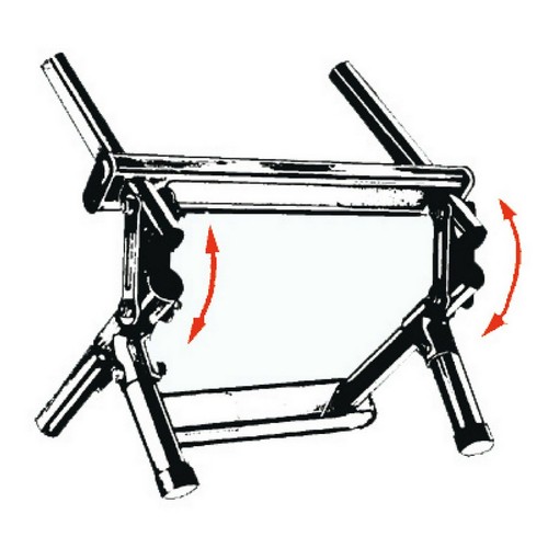 Edelstahlleiter 3 Stufen für Schlauchboote - 1 Stück Osculati - 49.573.03 - 4957303 - Bild 4 von 4