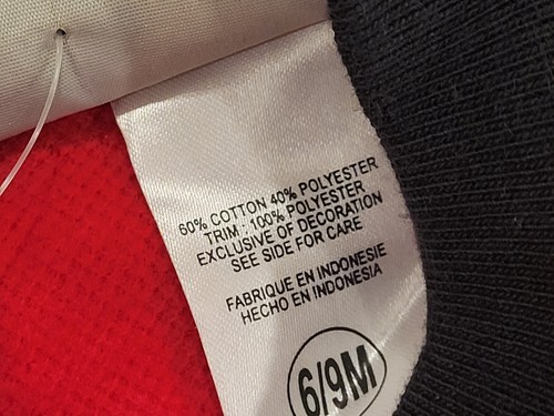 Atlanta Falcons NFL 2-teiliges #66 Trikot Uniform Set - Kleinkind 6-9 Monate - Neu Neu mit Etikett - Bild 7 von 15