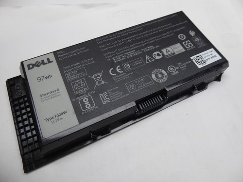 Dell Precision M4800 ORIGINAL AKKU Batterie 0GP45C FJJ4W #A13 - Picture 2 of 3