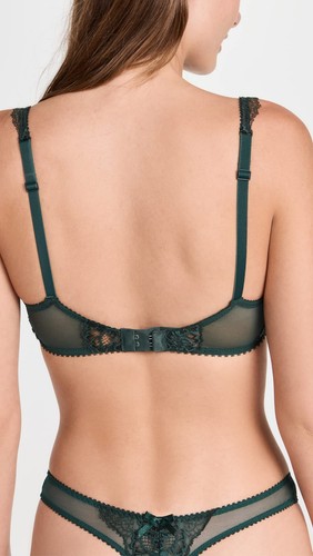 Journelle Women's Isabel Balconette Bra, Emerald, Green Size 36C ESF18487 - Picture 3 of 6