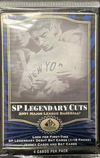 2001 SP Legendary Cuts Baseball Guaranteed (Cut Auto) Hot Pack