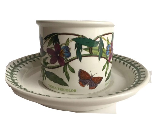 Portmeirion Botanic Garden Tasse und Untertasse Viola Tricolor Heartsease - Bild 2 von 12