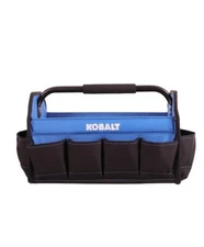 3X Kobalt Tools 16” in. Open Tool Bag , 14 Pockets, Heavy Duty Handle