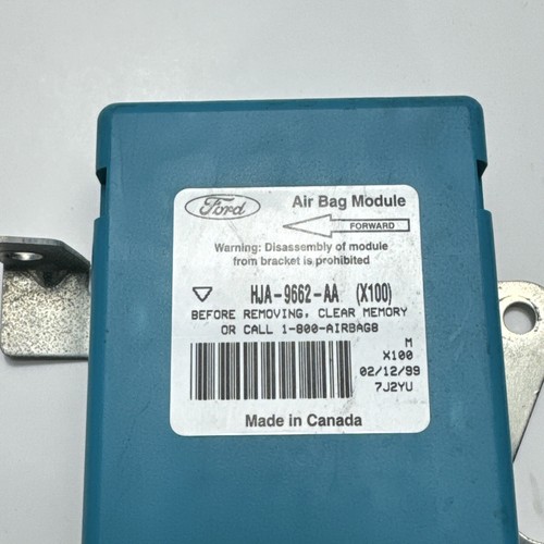1997 - 2000 Jaguar XK8 XKR X100 SRS Control Module OEM HJA-9662-AA - Picture 2 of 6