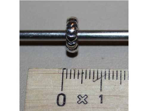 Pandora Spacer / Zwischenelement 790204 *HERZEN* *RAR, OLDIE, EINGESTELLT* - Bild 5 von 5