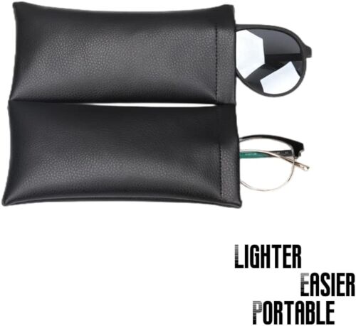Soft feltbags belt case cover pocket eyewear for reader sunglasses spectacle - Picture 2 of 13