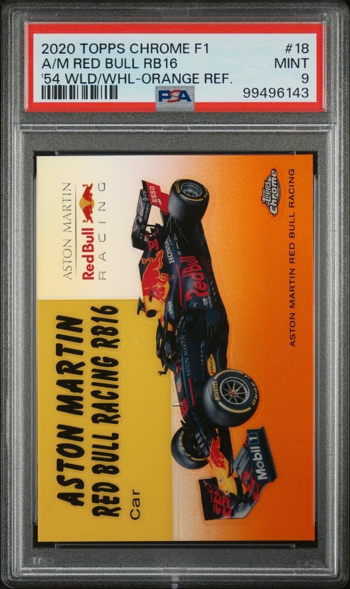 2020 ORANGE REFRACTOR #18 ASTON MARTIN RED BULL RACING RB16 4/25