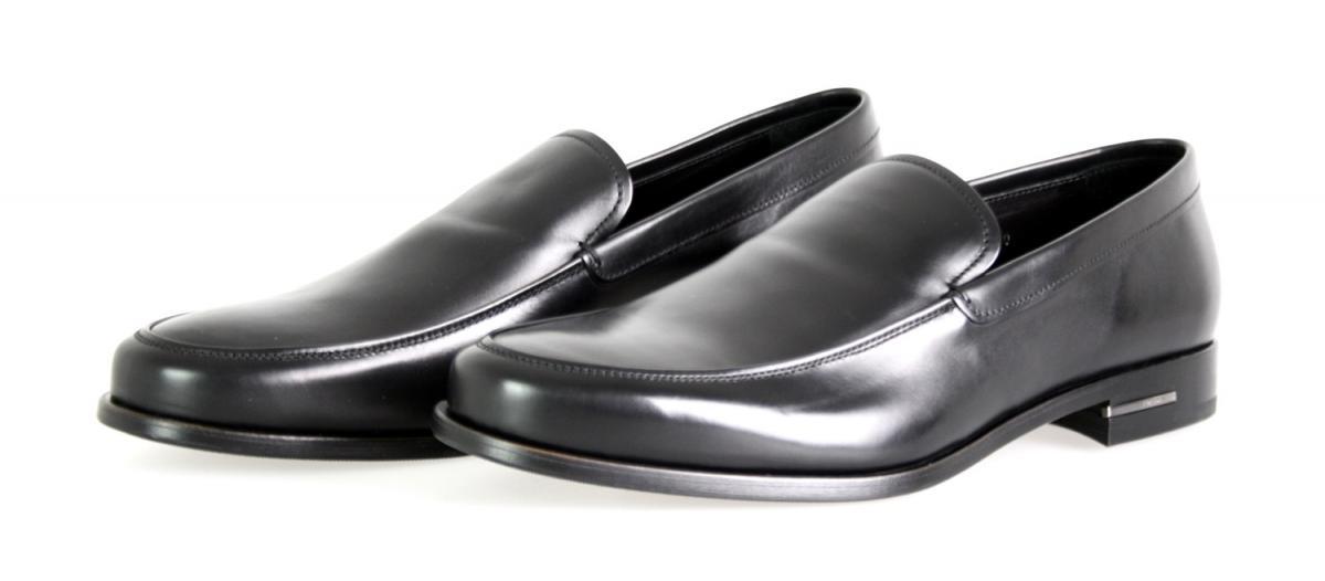 Moccasin PRADA Luxury 2db076 Black NEW 10 44 44,5 Moccasin PRADA Luxury 2db076 Black NEW 10 44 44,5