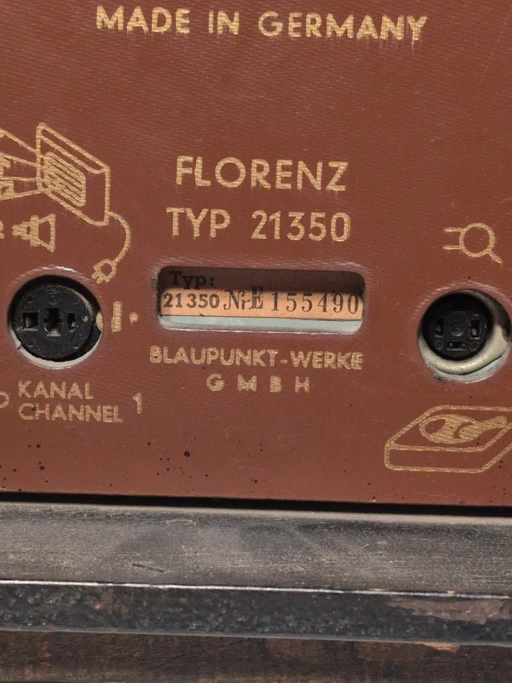 复古 60 年代 Blaupunkt 21350 Florenz 立体声管收音机调幅调频 SW — 第 4/4 张图片
