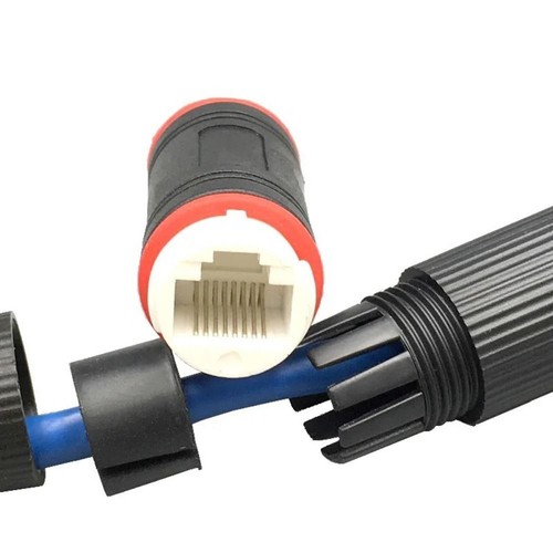 Gigabit Straight-through Header Broadband Network Cable Extender Outdoor - Picture 8 of 12