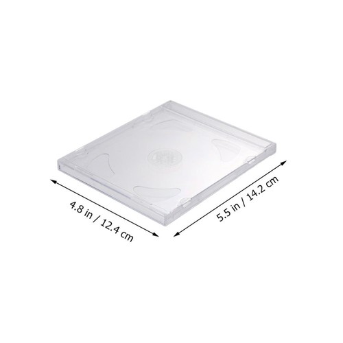 25PCS Clear CD Cases DIY DVD Packages Portable DVD Storage Boxes for Home - Afbeelding 7 van 12