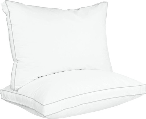 Gusset Bed Pillows Pack of 2 for Sleeping King & Queen Size Utopia Bedding - Picture 6 of 60