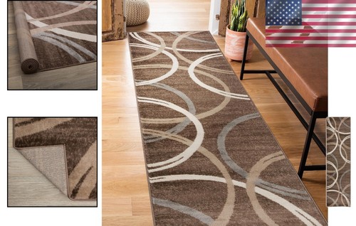 Durable Non-Shedding Runner Rug 2' x 7'2" - Stain Resistant with Jute Backing - Picture 2 of 8