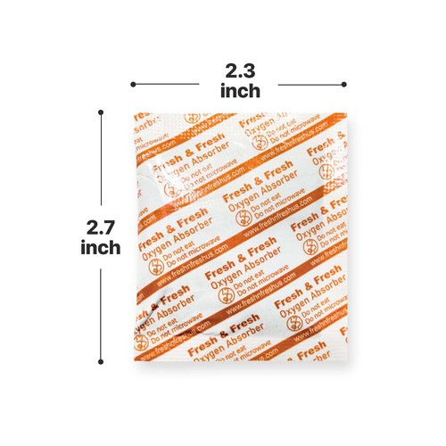 Fresh & Fresh (1000er Pack) 500CC Premium Sauerstoffabsorber (100 Beutel à 10er Packungen) - Bild 3 von 5