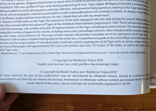 TIGER 1942-1943 Vol. 1 Technical and Operational History by Trojca - VERY GOOD - Picture 3 of 8