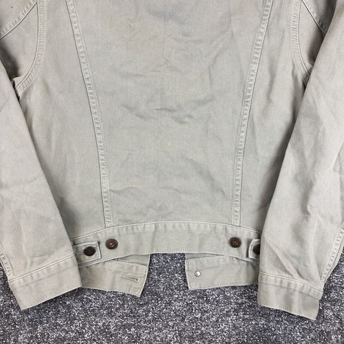 Levis 941 Cord Jeansjacke Größe 36 Typ 3 Trucker Biker Beige Red Tab - Bild 7 von 10