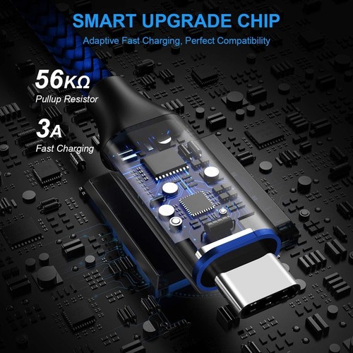 High-Speed 15ft USB C Cable 2-Pack - Reliable Charging & Braided Quality - Picture 4 of 10