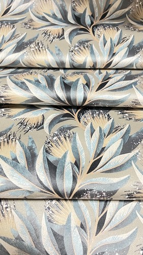 Luxer Velvet Fabric Floral Design, 54" Wide, Upholstery Window Craft, by Yard - Picture 2 of 9