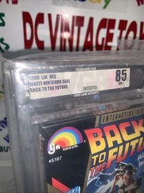 Back to the Future LJN  (NES, 1989). Factory sealed White Nintendo Seal VGA 85+