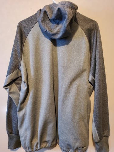 Nike Therma-Fit Just Do It Gray  Pocketed Drawstring Pullover Logo Hoodie sz XL - Picture 7 of 7