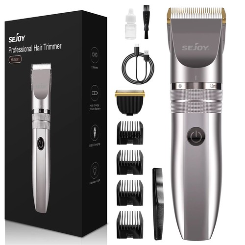 Professional Trimmer Hair Clippers Cutting Beard Cordless Barber Shaving Machine - Picture 2 of 20